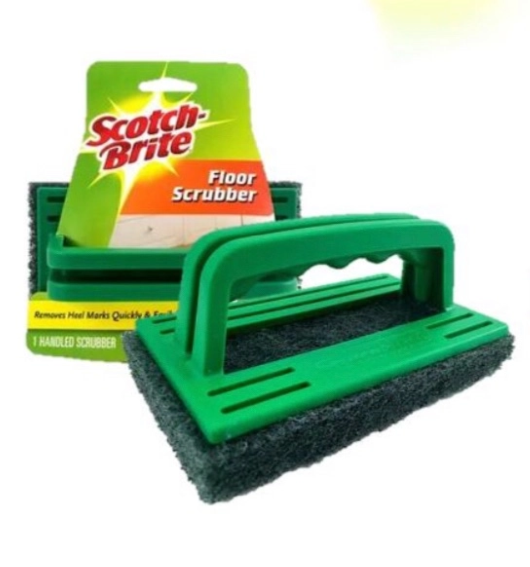 SCOTCH BRITE FLOOR SCRUUBER W/HANDLE